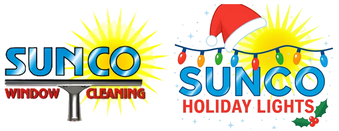 Sunco Window Cleaning lock up logo